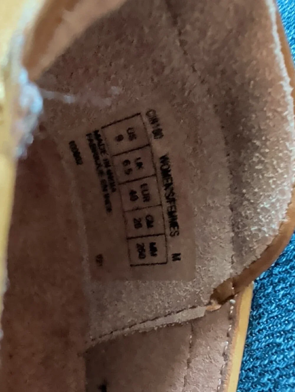 Cobb Hill by New Balance Tan Perforated Slip-On Loafers